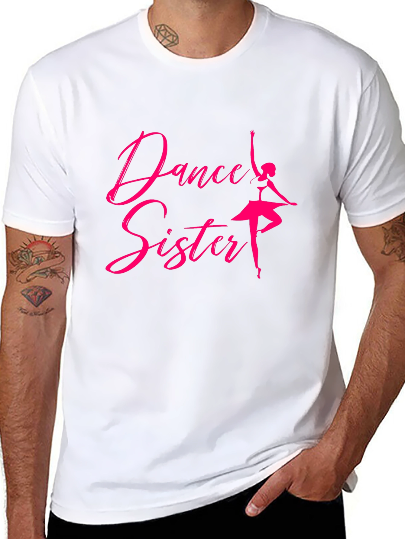 Dance Sister T-Shirt - Ballerina Graphic Tee