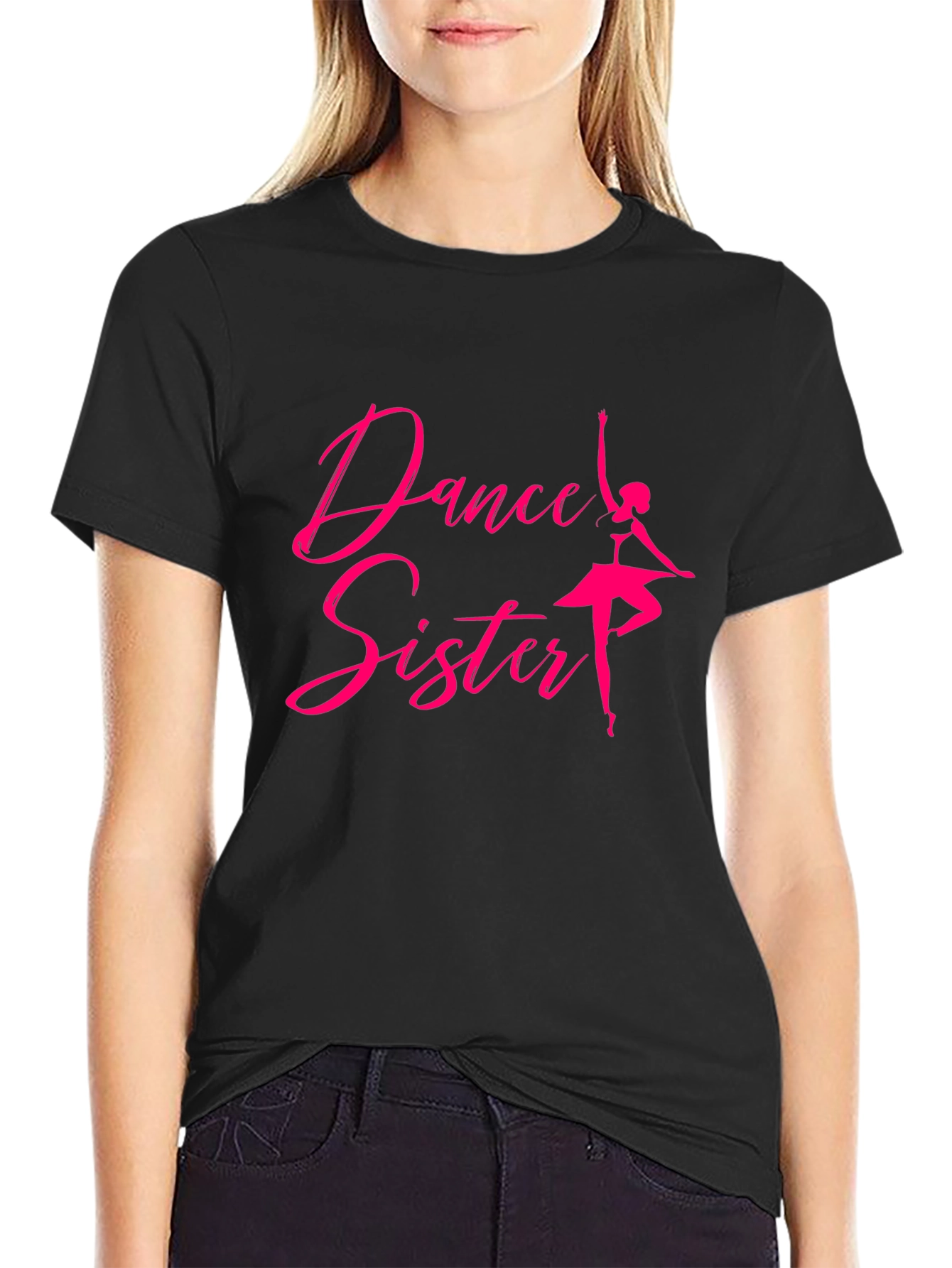 Dance Sister T-Shirt - Ballerina Graphic Tee