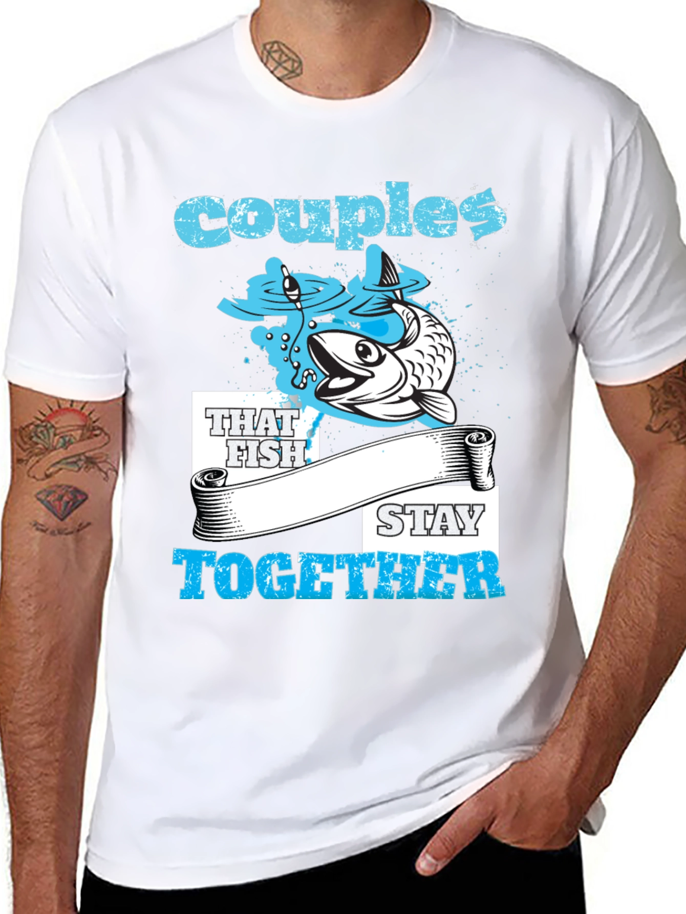Couples That Fish Stay Together T-Shirt