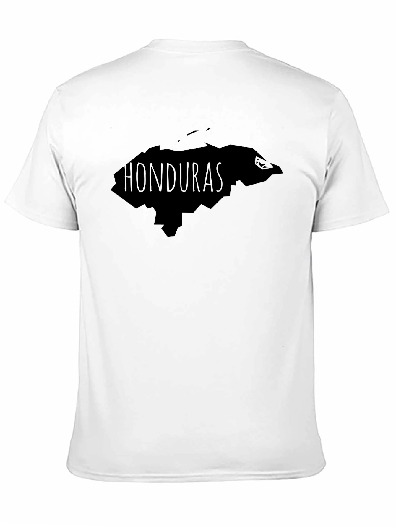 Honduras Map T-Shirt - Black Cotton Tee