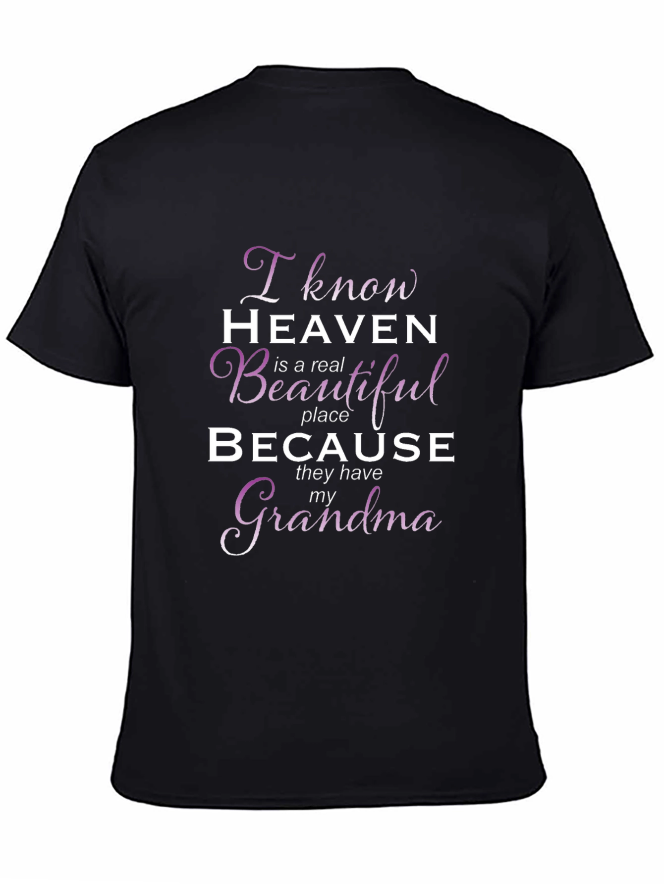 Grandma in Heaven T-Shirt - Memorial Apparel