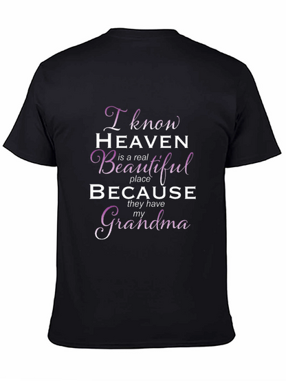 Grandma in Heaven T-Shirt - Memorial Apparel