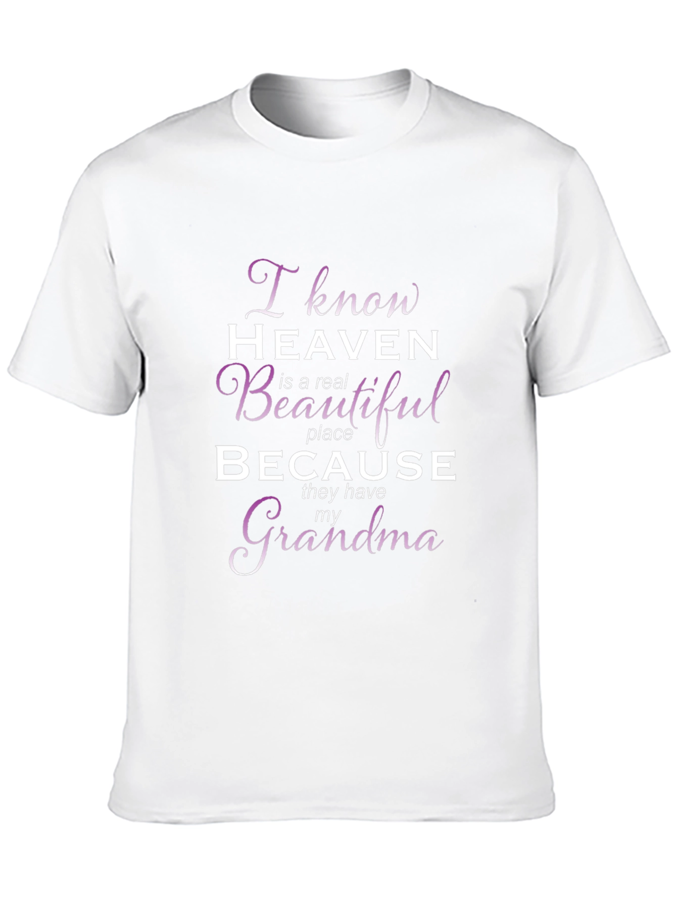 Grandma in Heaven T-Shirt - Memorial Apparel