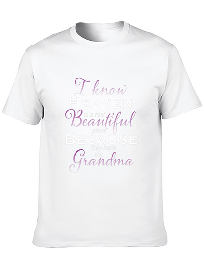 Grandma in Heaven T-Shirt - Memorial Apparel