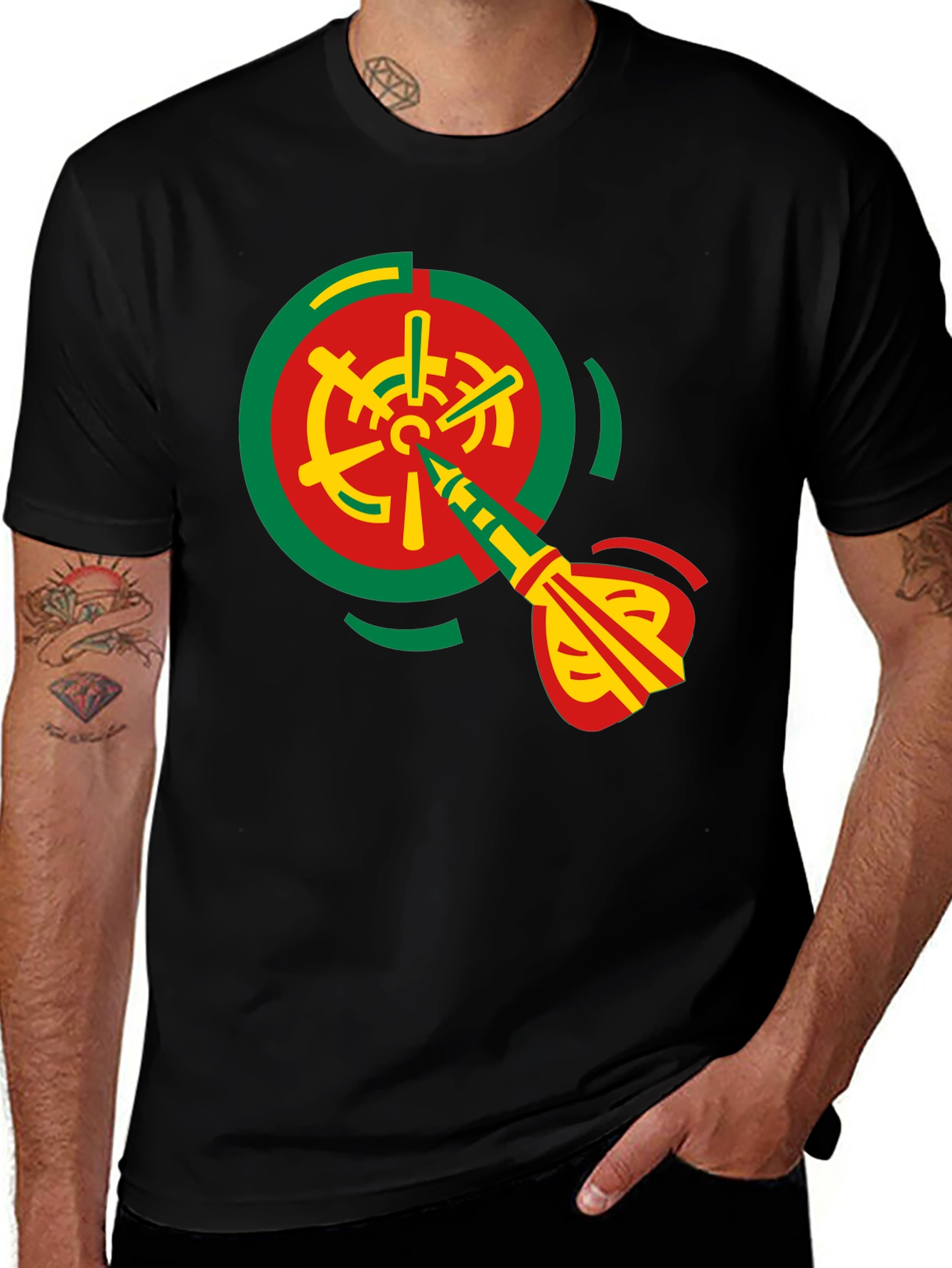 Dartboard T-Shirt - Target Graphic Tee
