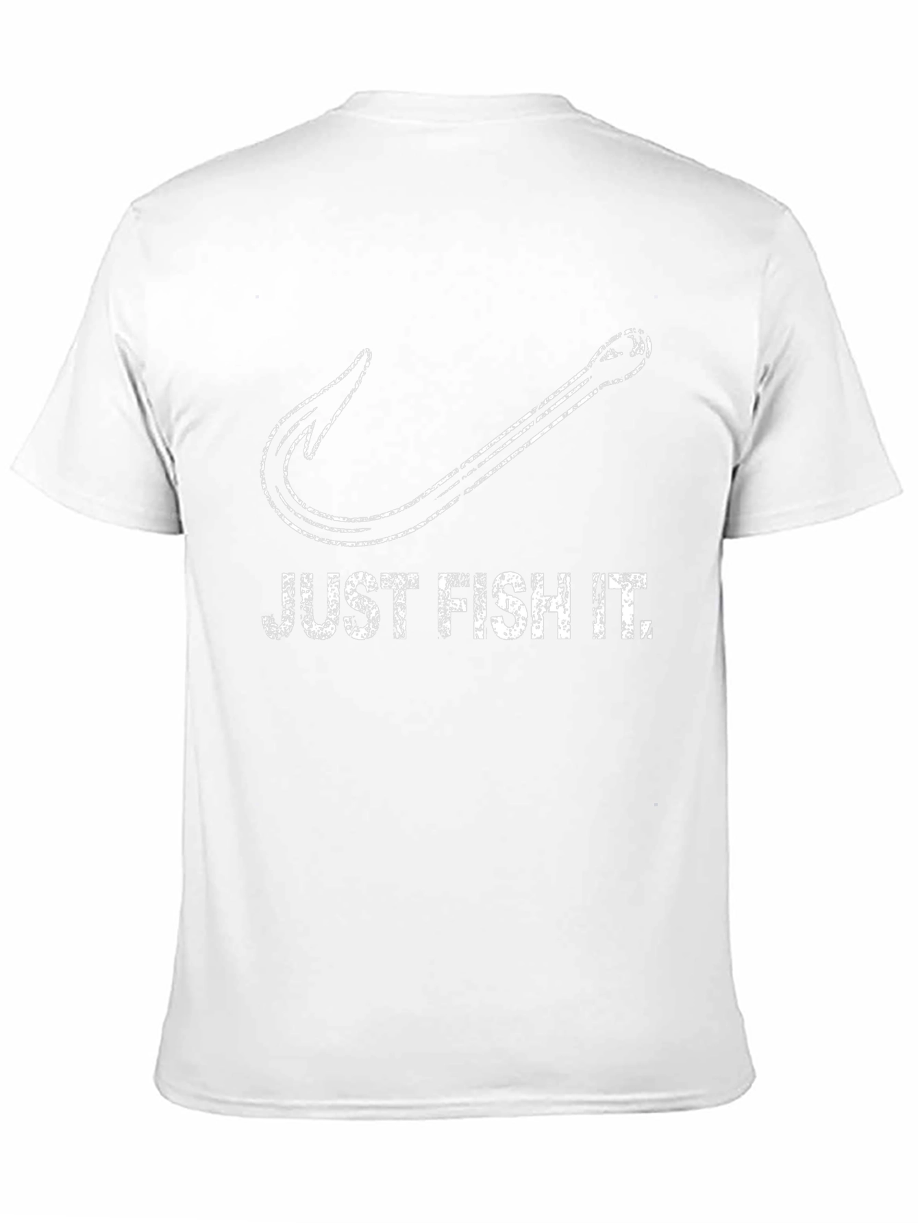 Just Fish It. Black Cotton Tee