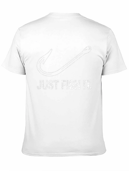 Just Fish It. Black Cotton Tee