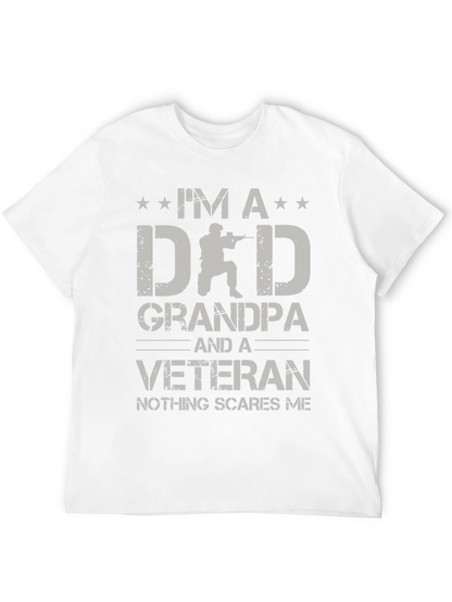 Im a Dad Grandpa Veteran T-Shirt