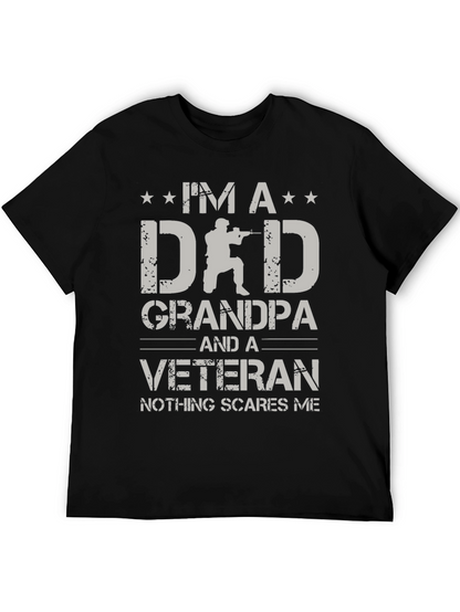 Im a Dad Grandpa Veteran T-Shirt