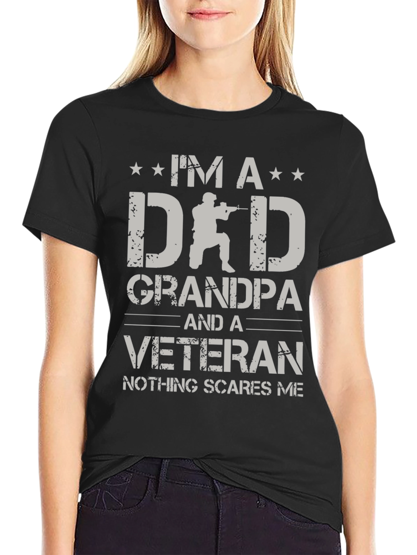 Im a Dad Grandpa Veteran T-Shirt