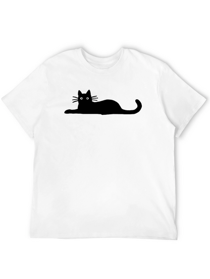 Black Cat Silhouette T-Shirt