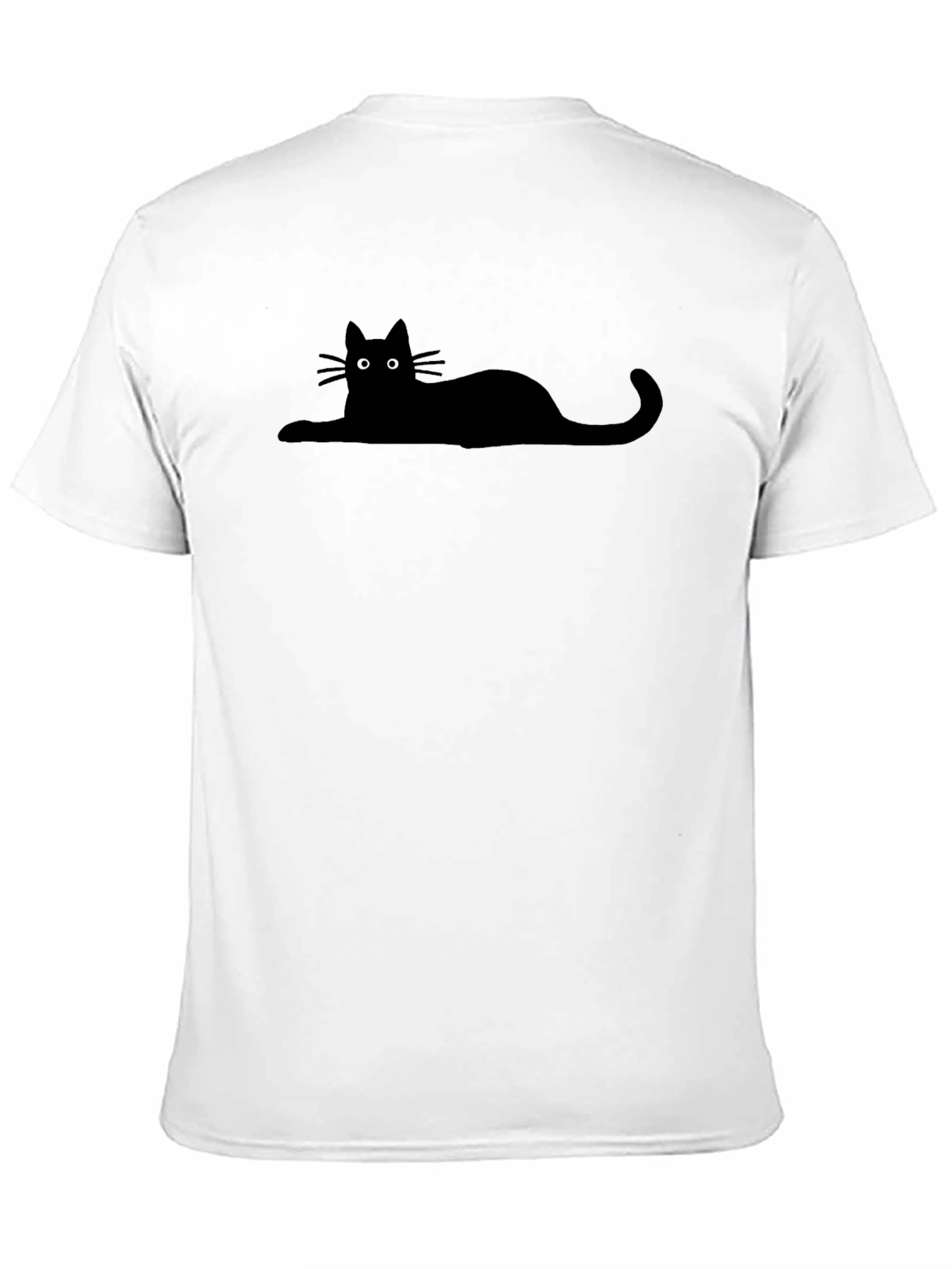 Black Cat Silhouette T-Shirt