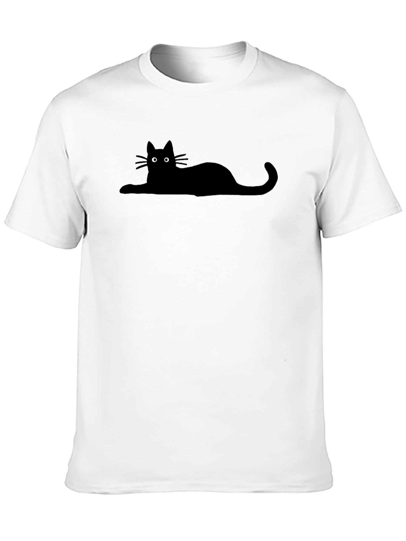 Black Cat Silhouette T-Shirt
