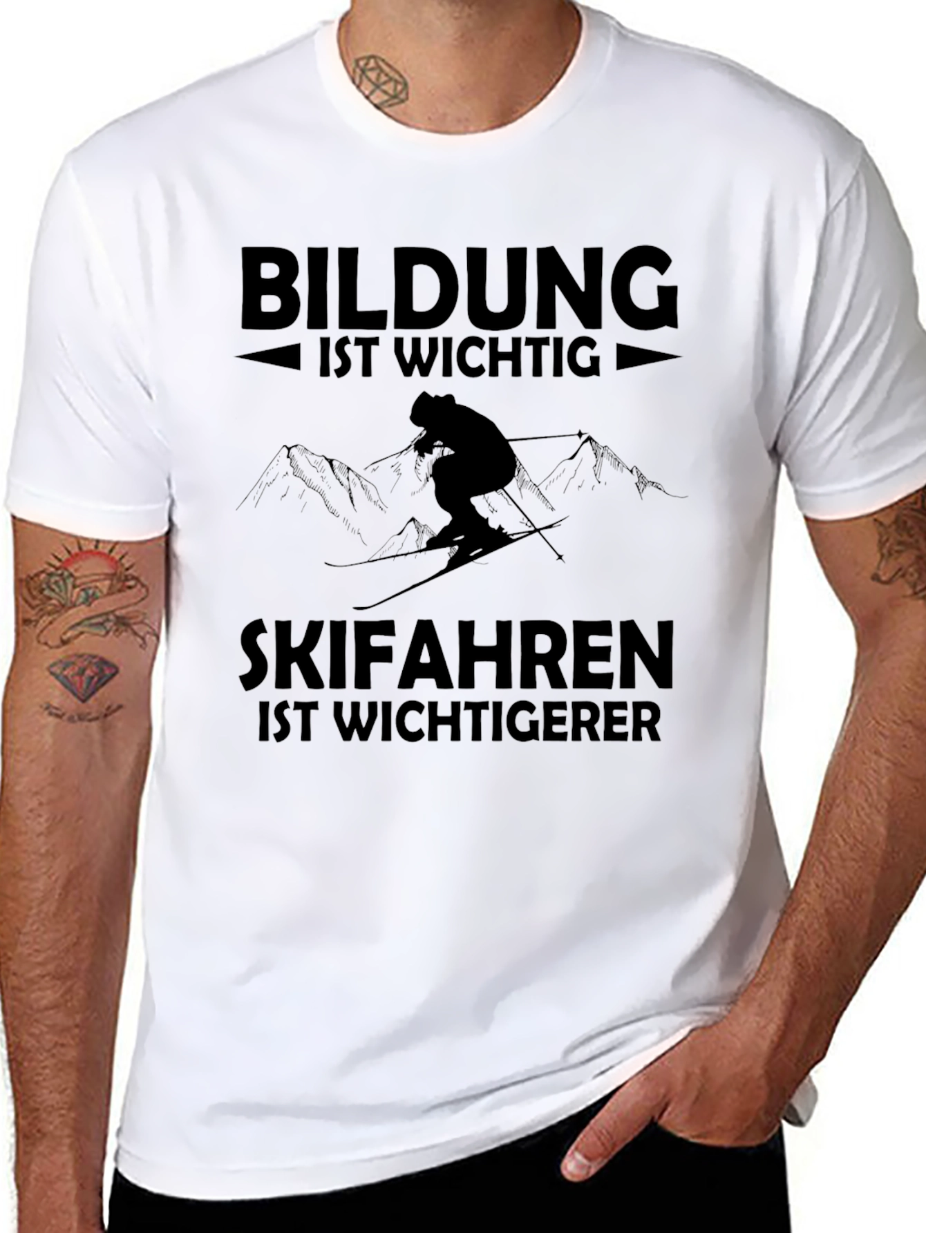 Skiing is Important T-Shirt