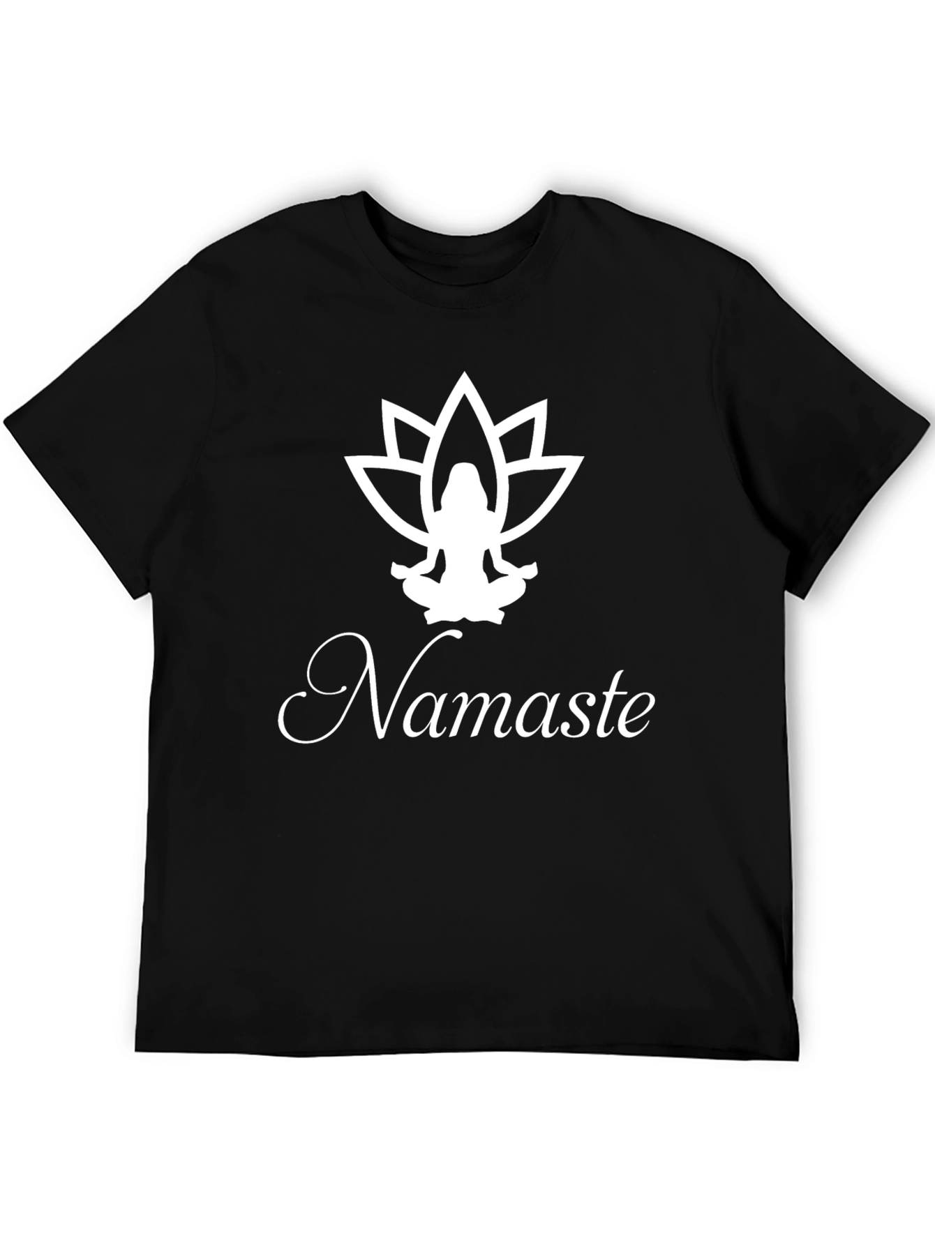 Namaste Lotus Graphic T-Shirt - Yoga Inspired Tee