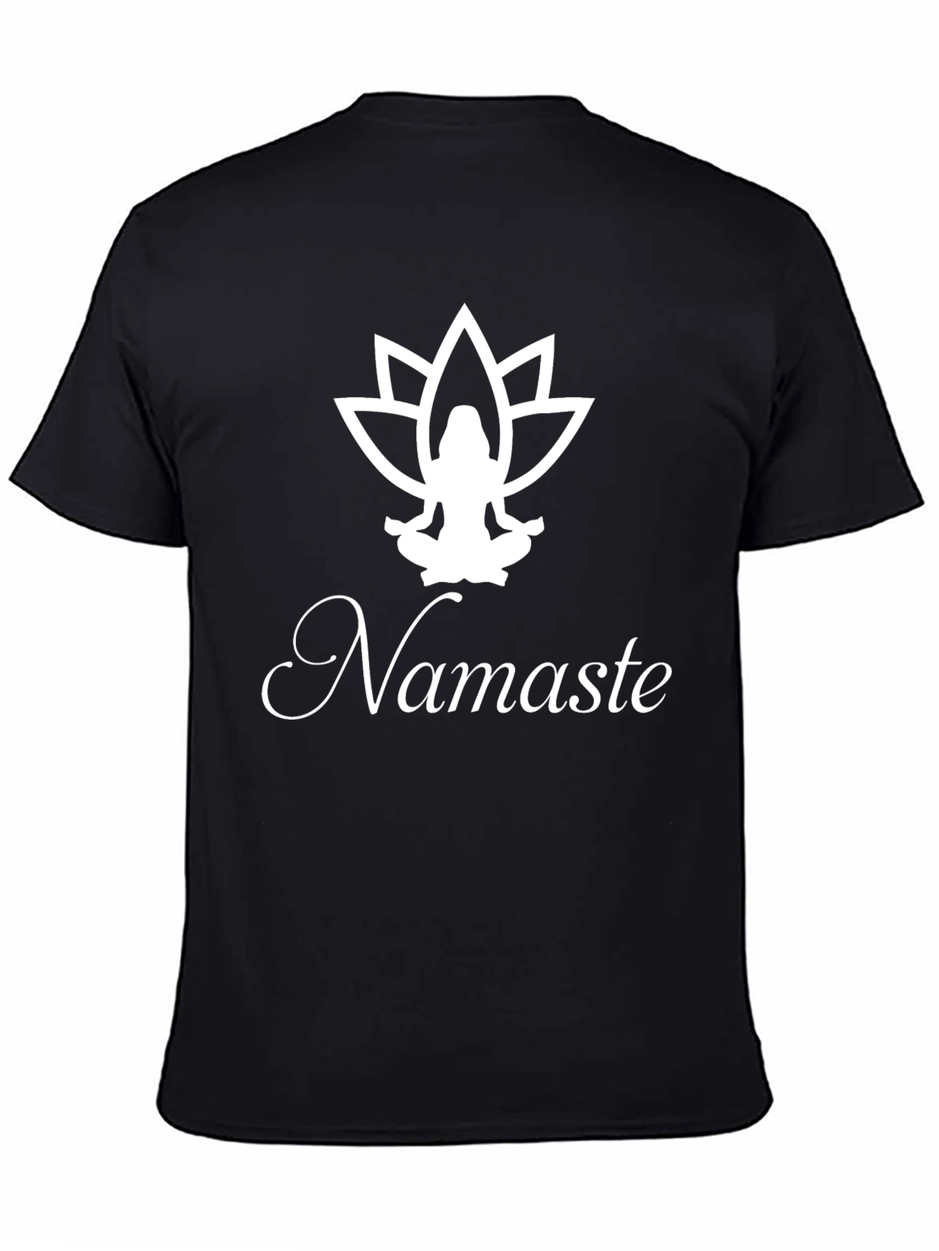 Namaste Lotus Graphic T-Shirt - Yoga Inspired Tee