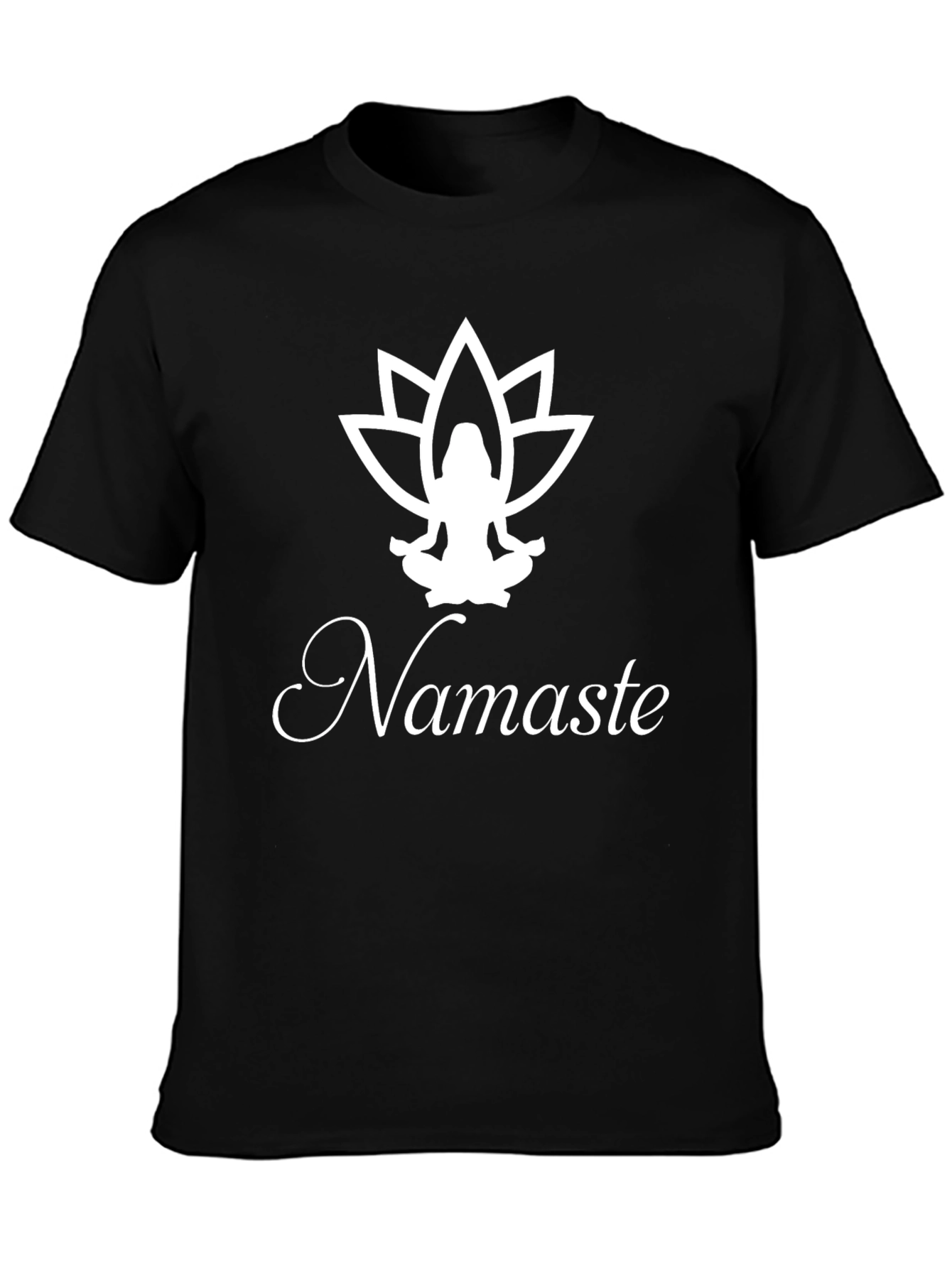 Namaste Lotus Graphic T-Shirt - Yoga Inspired Tee