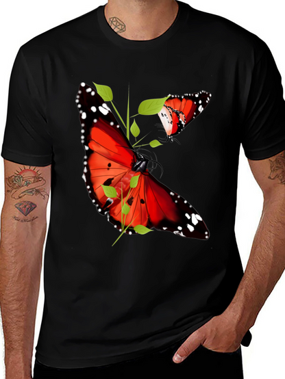 Butterfly Graphic Print T-Shirt