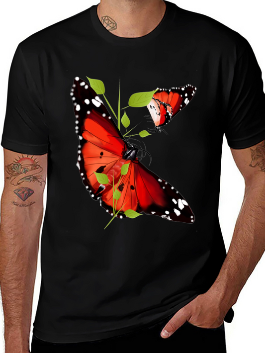 Butterfly Graphic Print T-Shirt