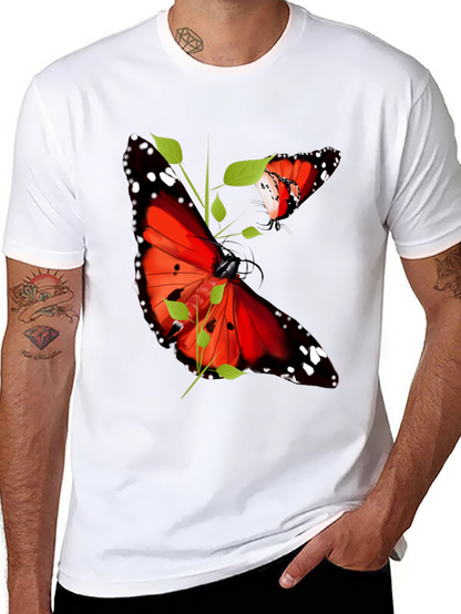 Butterfly Graphic Print T-Shirt