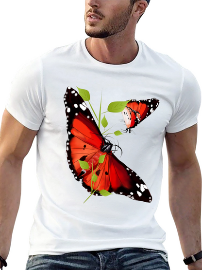 Butterfly Graphic Print T-Shirt