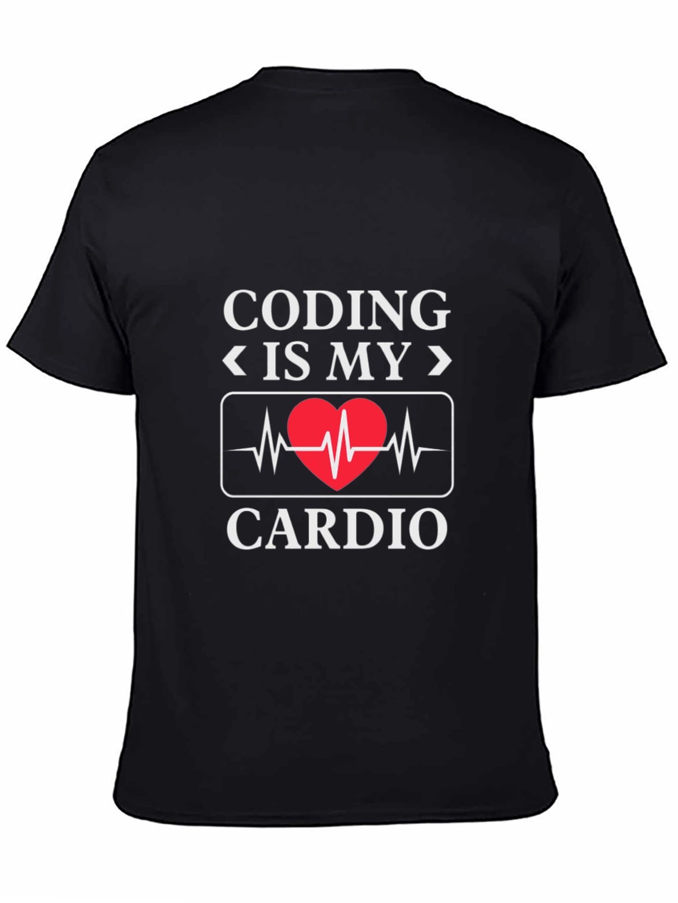 Coding Is My Cardio - Novelty Graphic T-Shirt
