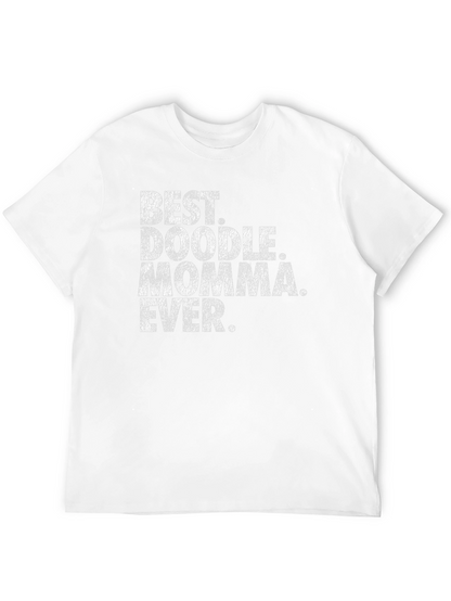Best Doodle Momma Ever T-Shirt - Black