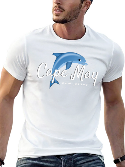 Cape May New Jersey Dolphin Graphic T-Shirt