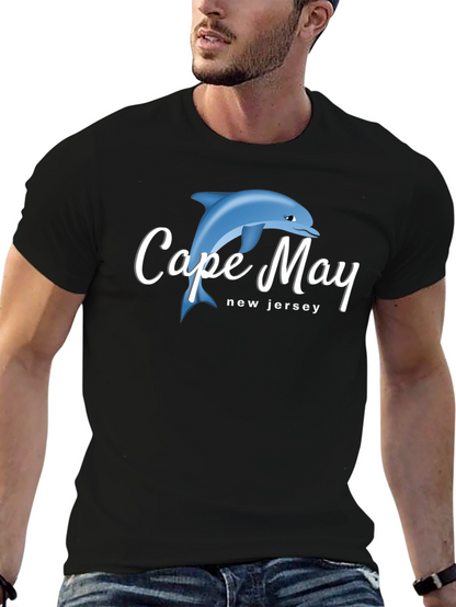 Cape May New Jersey Dolphin Graphic T-Shirt
