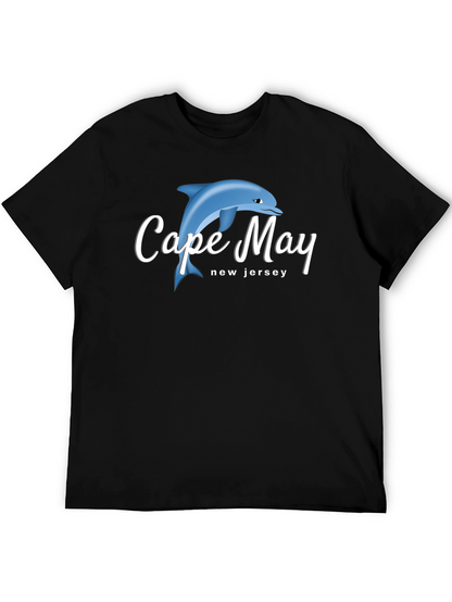 Cape May New Jersey Dolphin Graphic T-Shirt