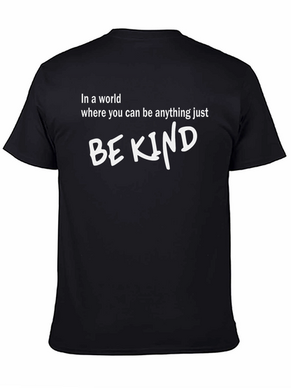 Be Kind Graphic Tee - Soft Cotton Blend