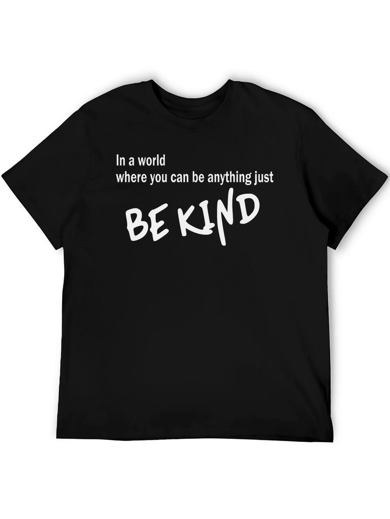Be Kind Graphic Tee - Soft Cotton Blend
