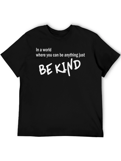 Be Kind Graphic Tee - Soft Cotton Blend