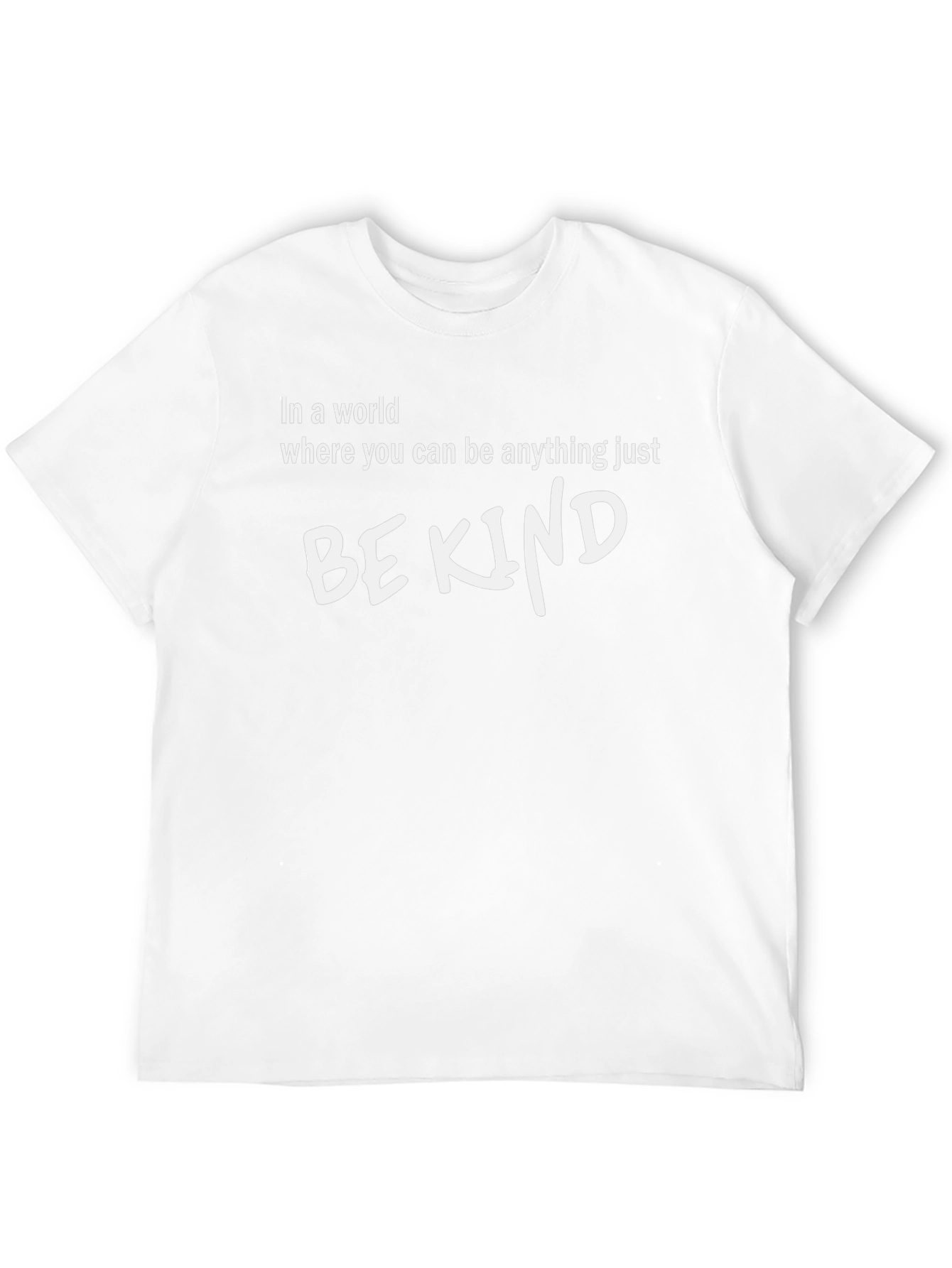 Be Kind Graphic Tee - Soft Cotton Blend