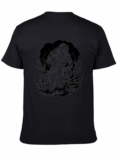 Mountain Biking Graphic Tee - Love Mountain Biking!