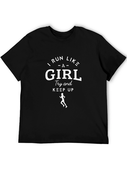 I Run Like a Girl Graphic Tee