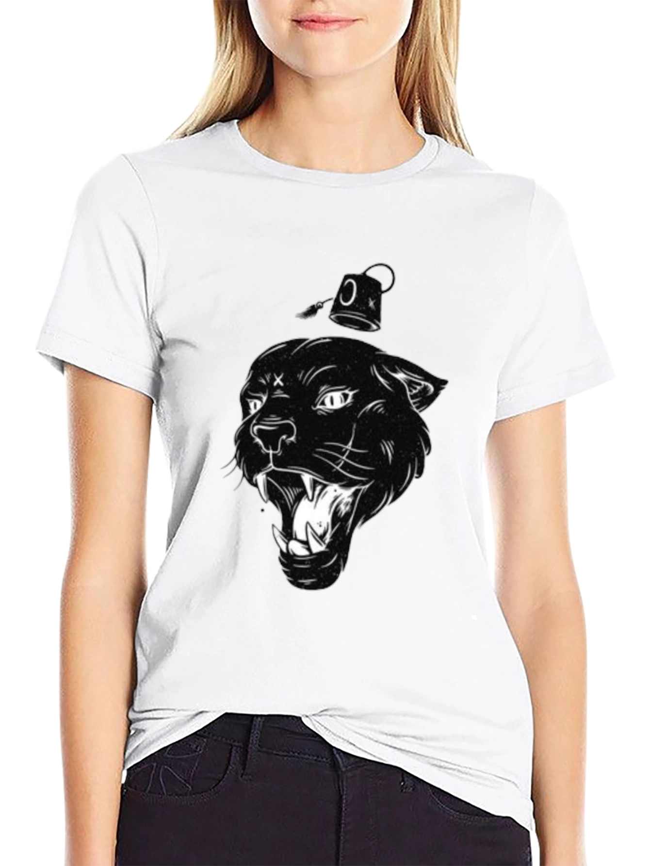 Black Panther Graphic Print T-Shirt