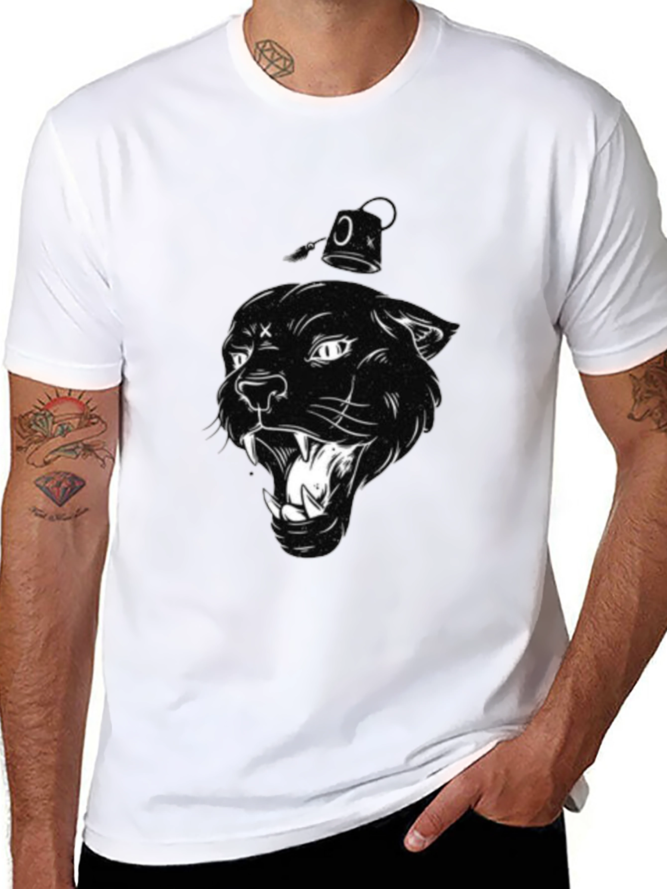 Black Panther Graphic Print T-Shirt
