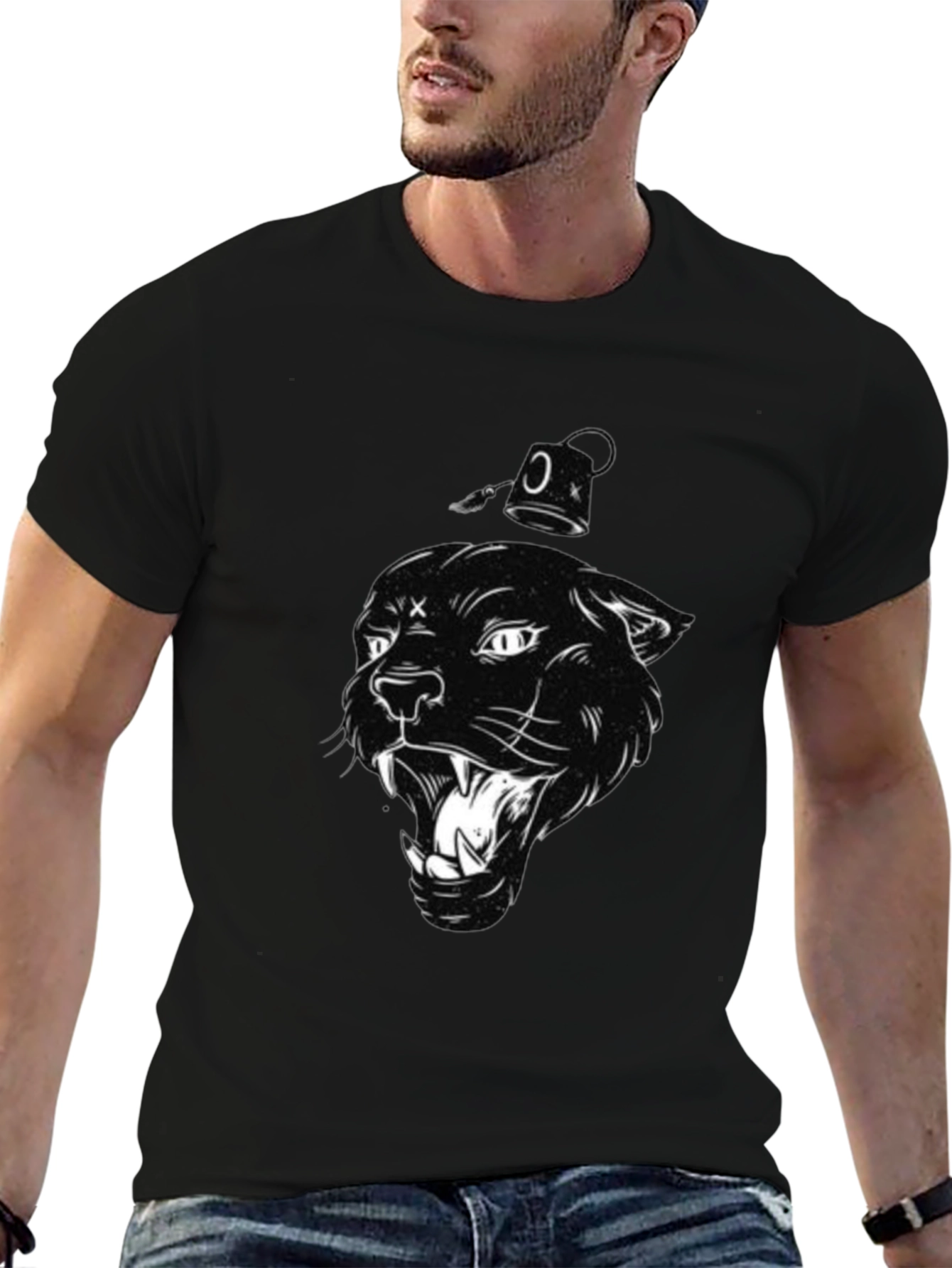 Black Panther Graphic Print T-Shirt