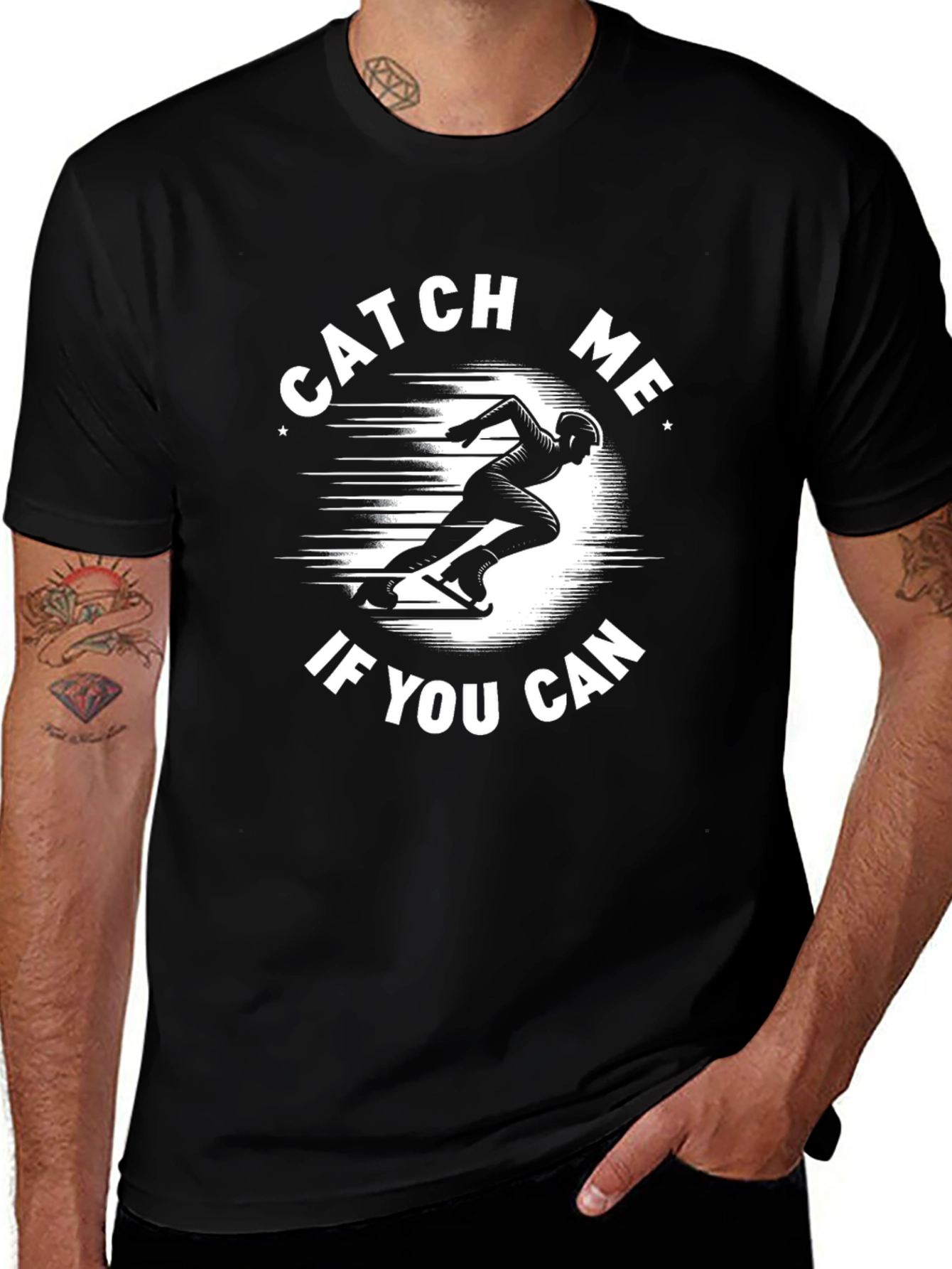 Catch Me If You Can Speed Skater T-Shirt