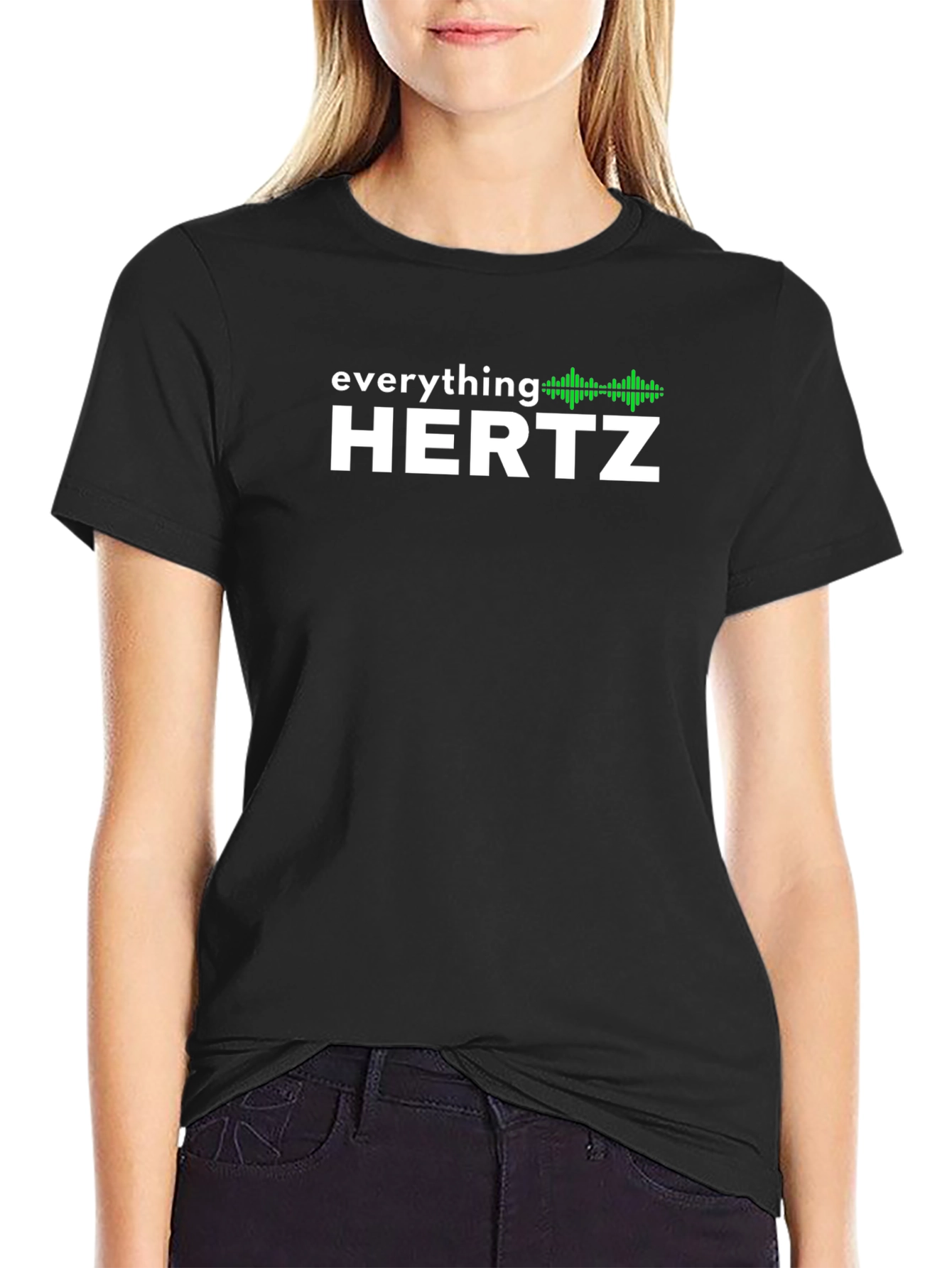Everything Hertz Graphic T-Shirt - Black