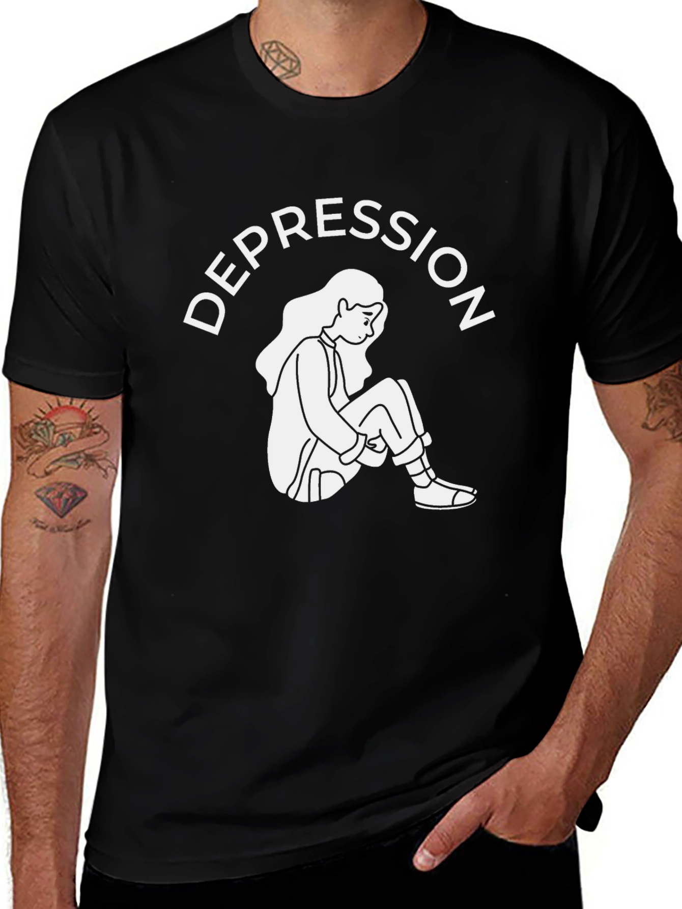 Depression Awareness T-Shirt: Mental Health Support