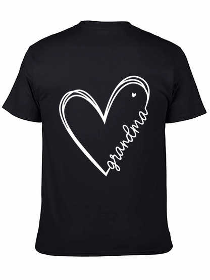 Grandma Heart T-Shirt - Love Gift for Grandmothers