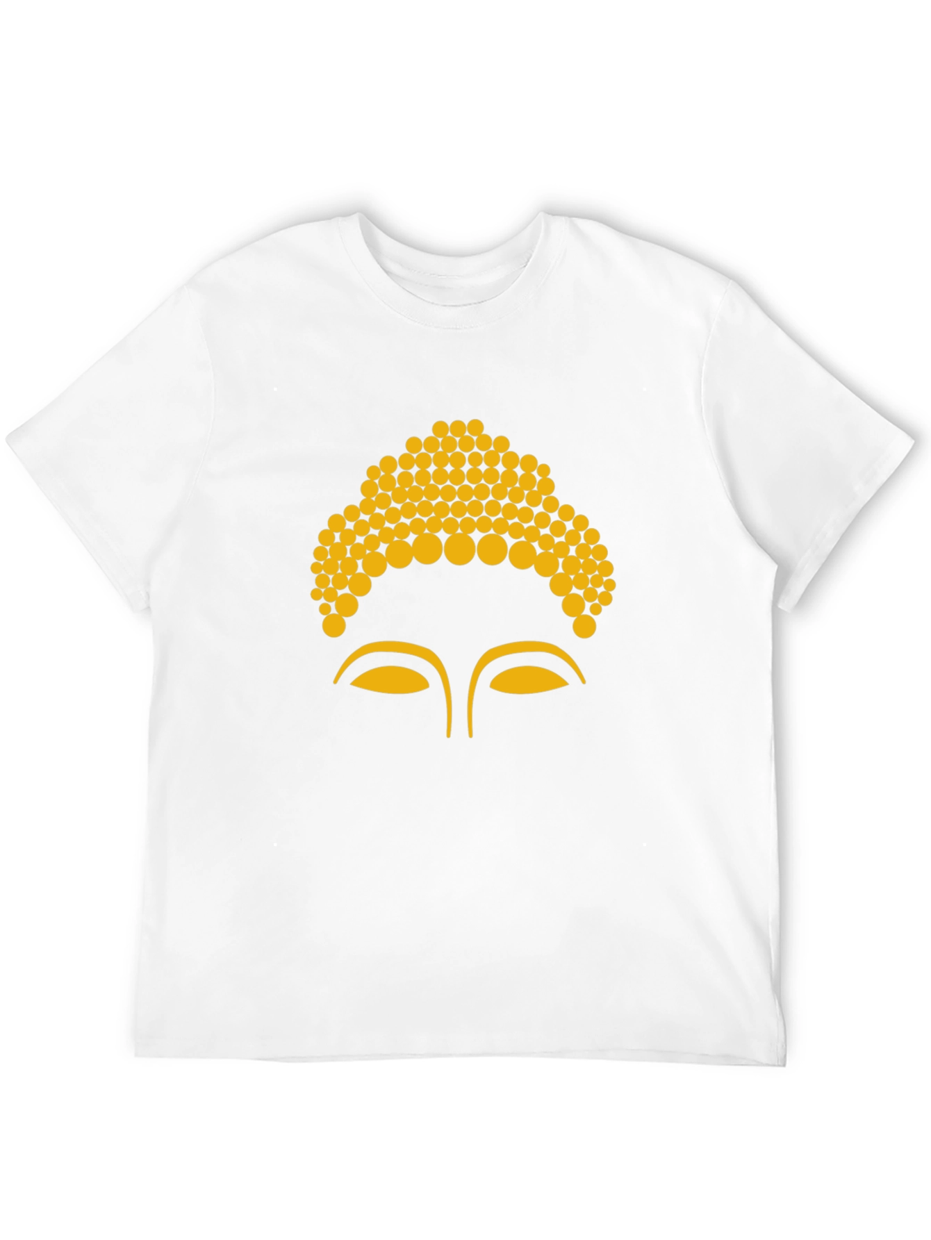 Buddha Face Graphic Tee - Black