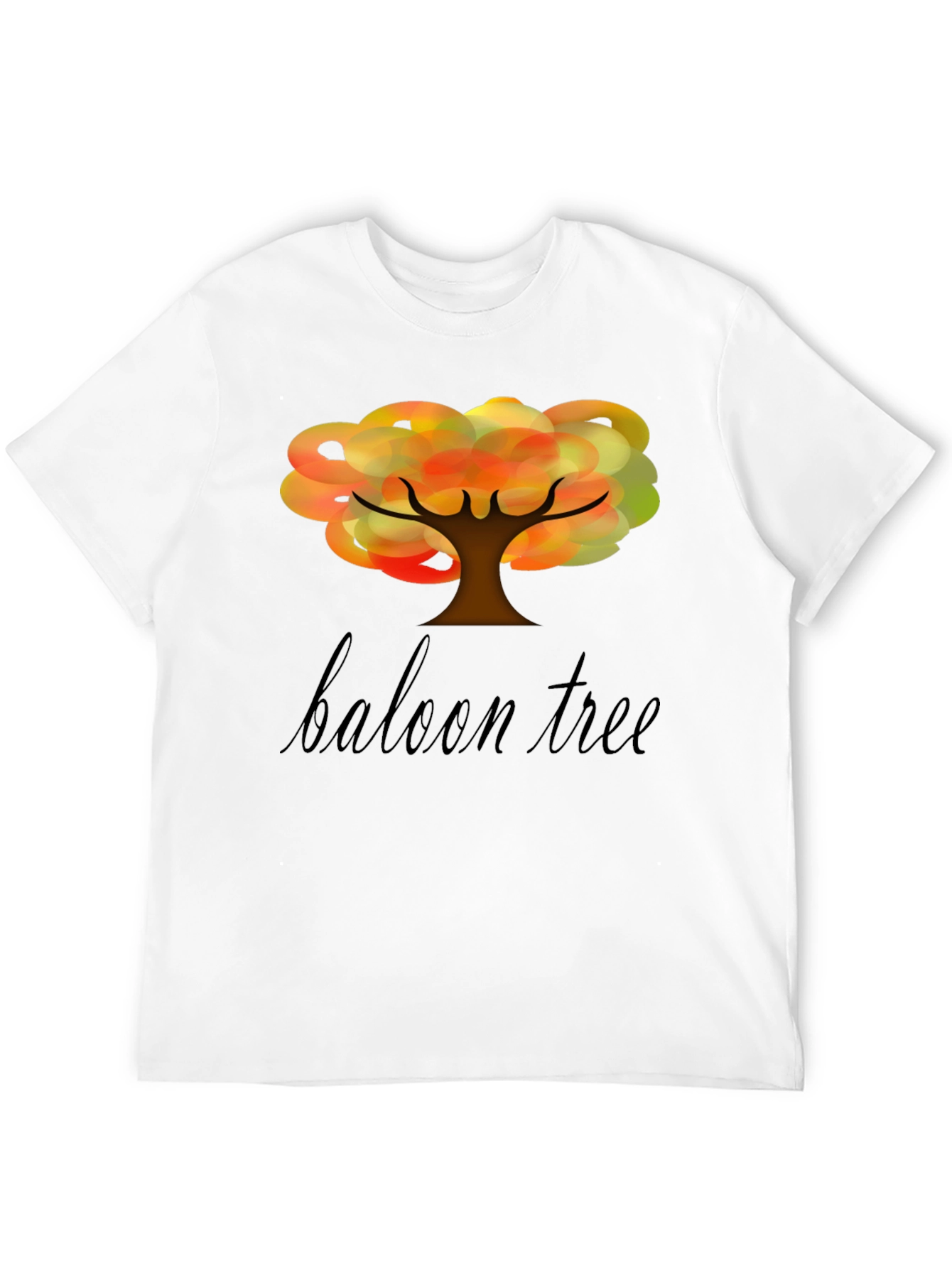 Balloon Tree Graphic Tee - Unique Design
