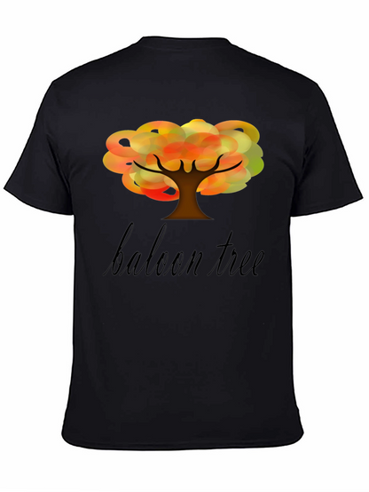 Balloon Tree Graphic Tee - Unique Design