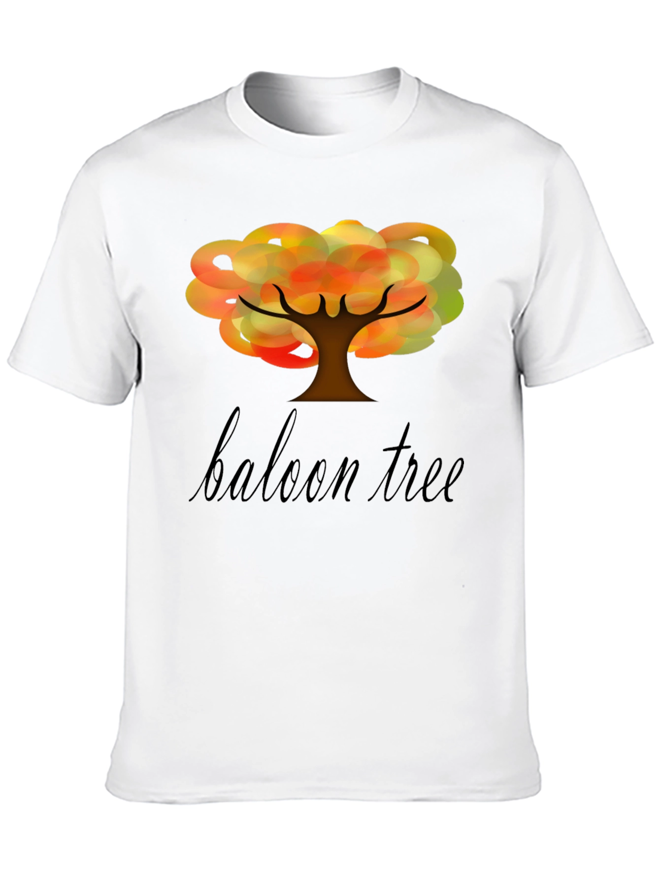 Balloon Tree Graphic Tee - Unique Design