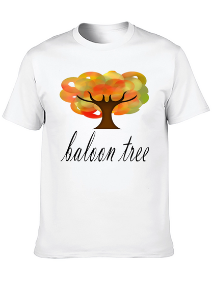 Balloon Tree Graphic Tee - Unique Design