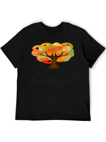 Balloon Tree Graphic Tee - Unique Design
