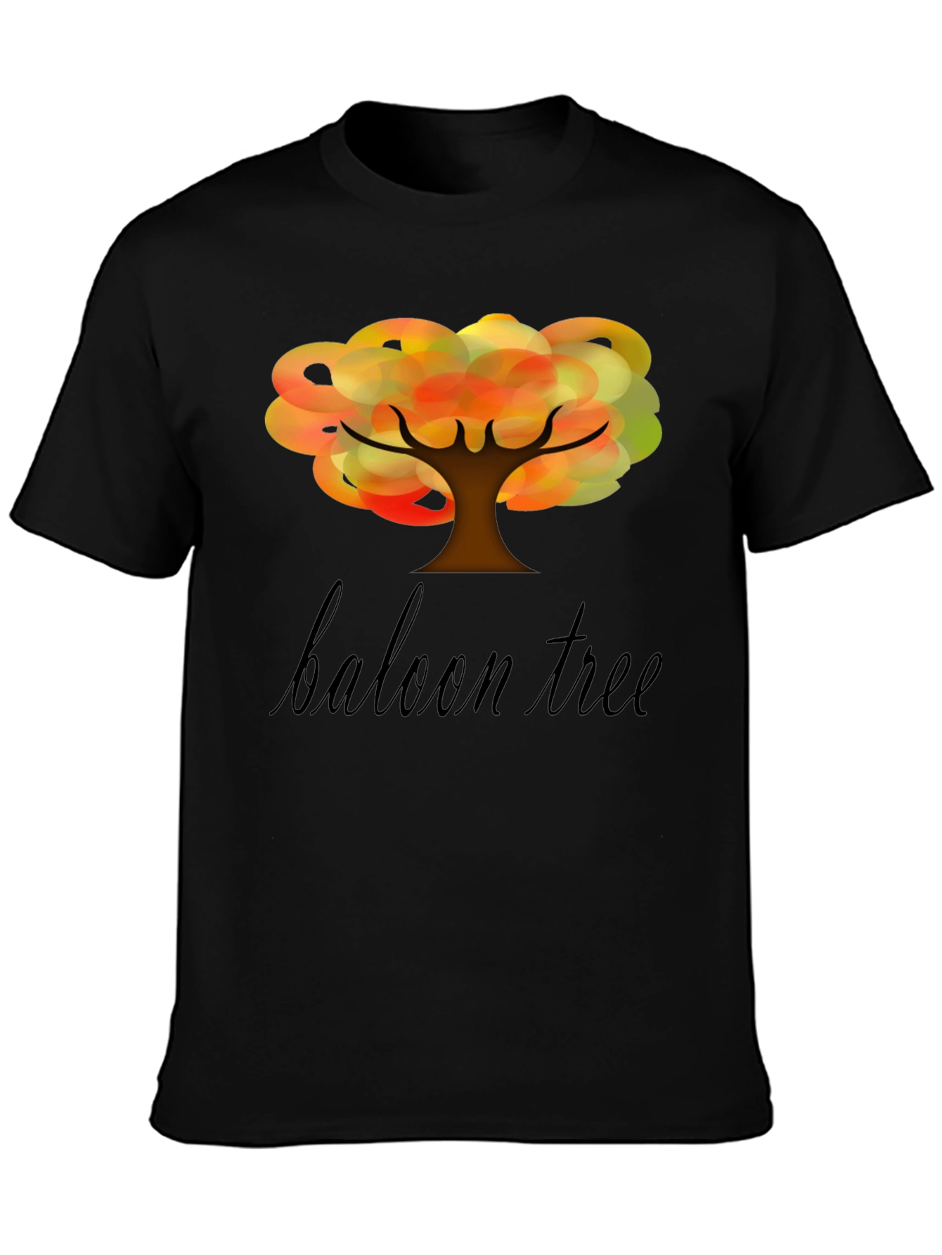 Balloon Tree Graphic Tee - Unique Design